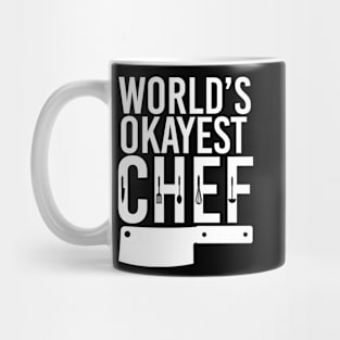 World's Okayest Chef Mug